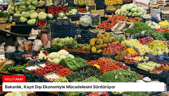 Bakanlık, Kayıt Dışı Ekonomiyle Mücadelesini Sürdürüyor