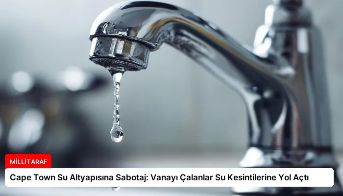 Cape Town Su Altyapısına Sabotaj: Vanayı Çalanlar Su Kesintilerine Yol Açtı