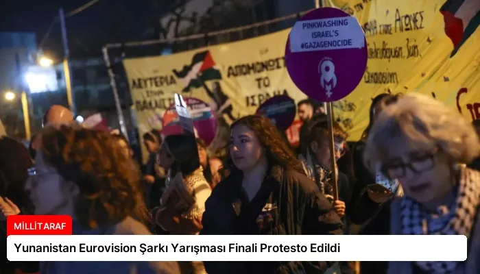 Yunanistan Eurovision Şarkı Yarışması Finali Protesto Edildi