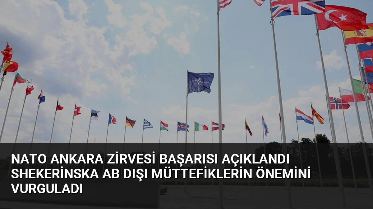 NATO Ankara Zirvesi Başarısı Açıklandı Shekerinska AB Dışı Müttefiklerin Önemini Vurguladı