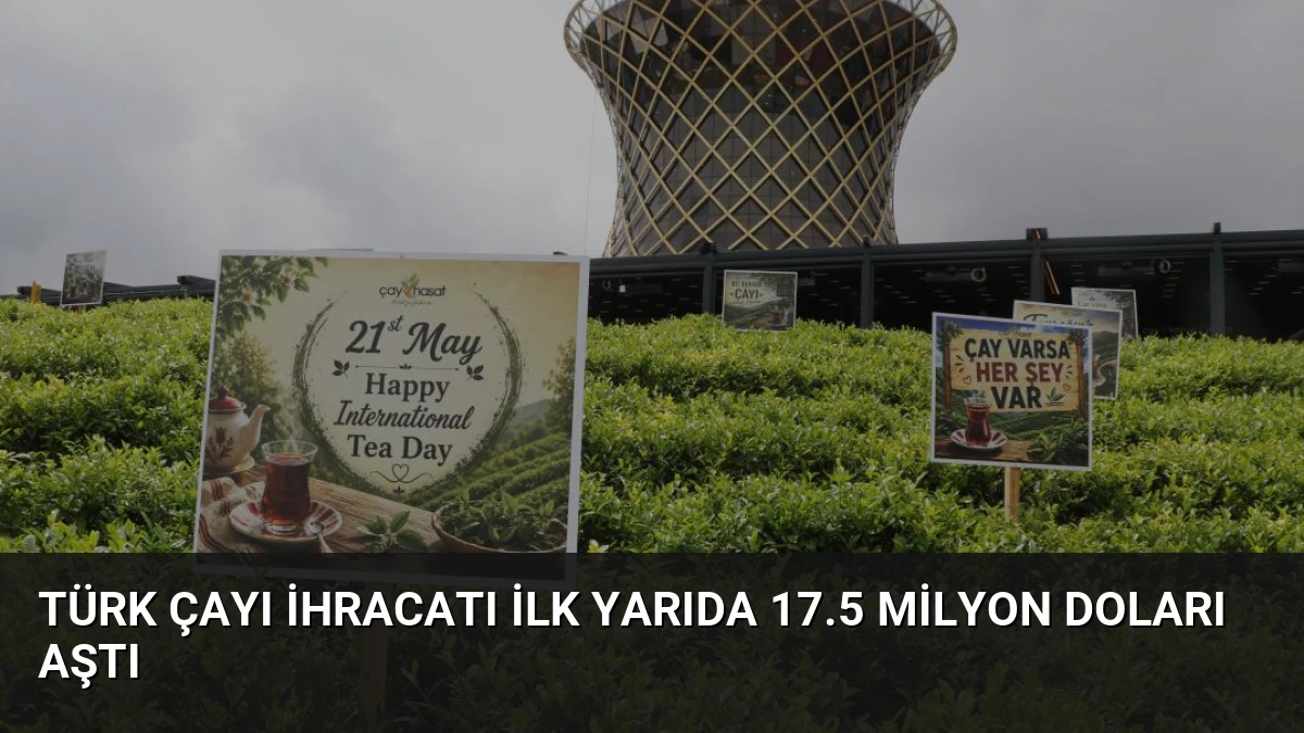 Türk Çayı İhracatı İlk Yarıda 17.5 Milyon Doları Aştı