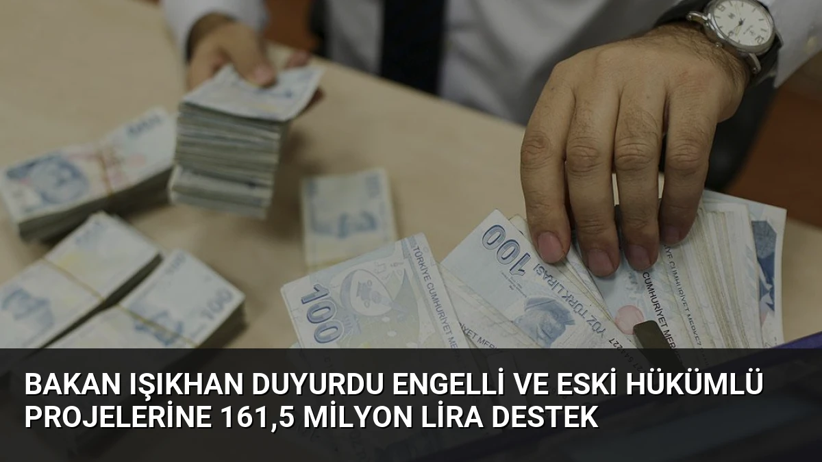 Bakan Işıkhan Duyurdu Engelli ve Eski Hükümlü Projelerine 161,5 Milyon Lira Destek