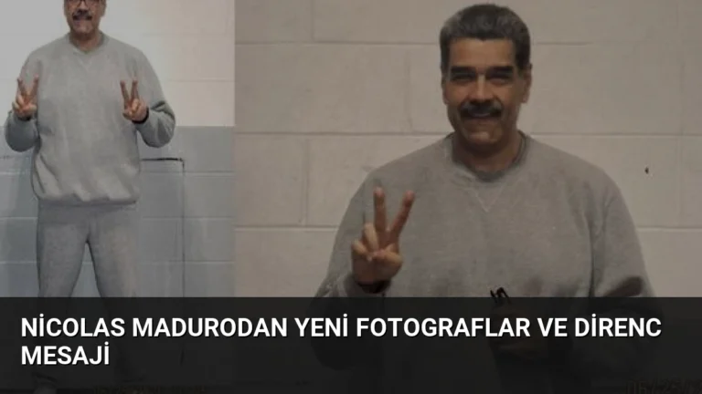Nicolas Madurodan Yeni Fotograflar ve Direnc Mesaji